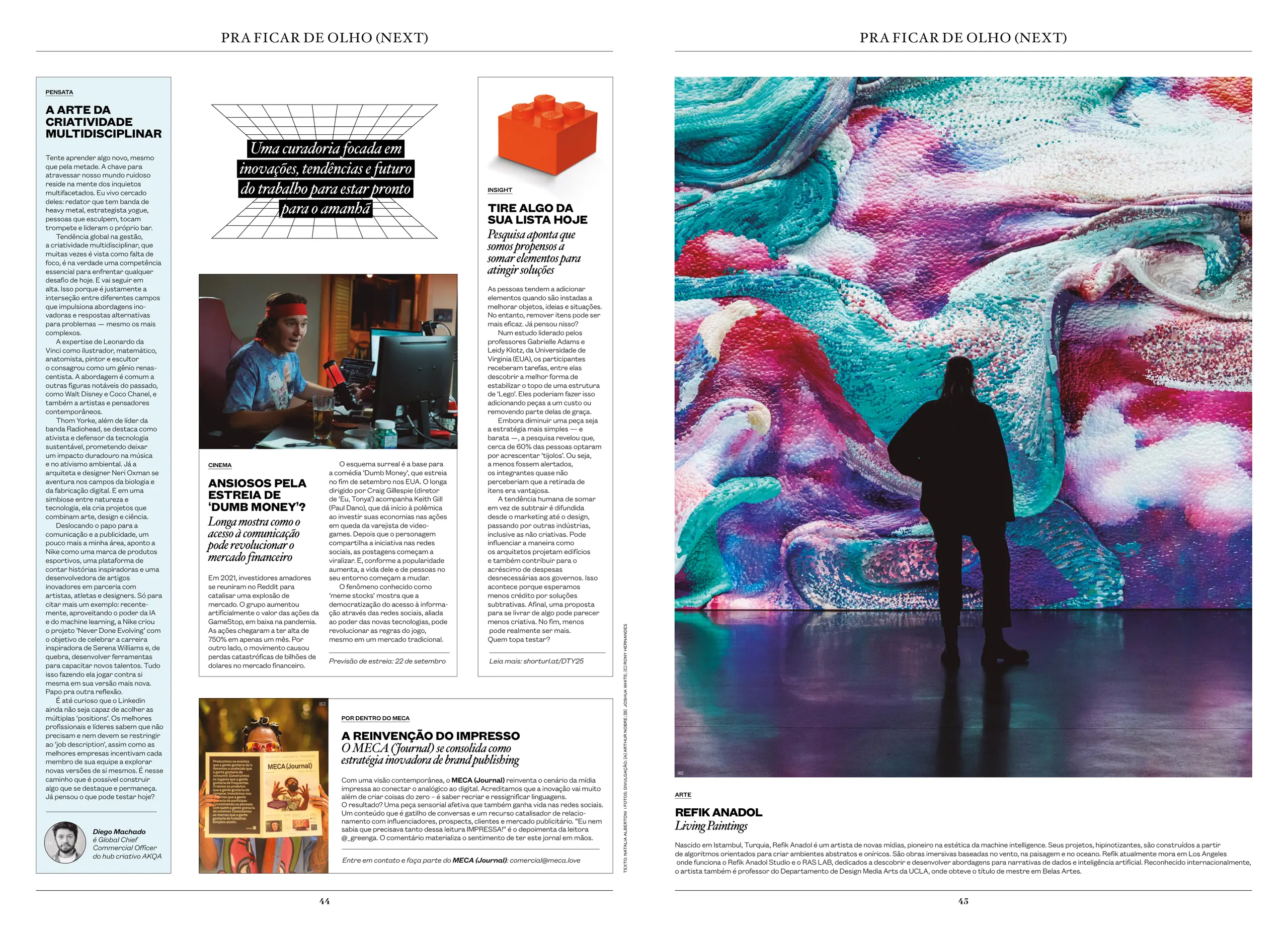 MECA (Journal) #31 — páginas 44 e 45